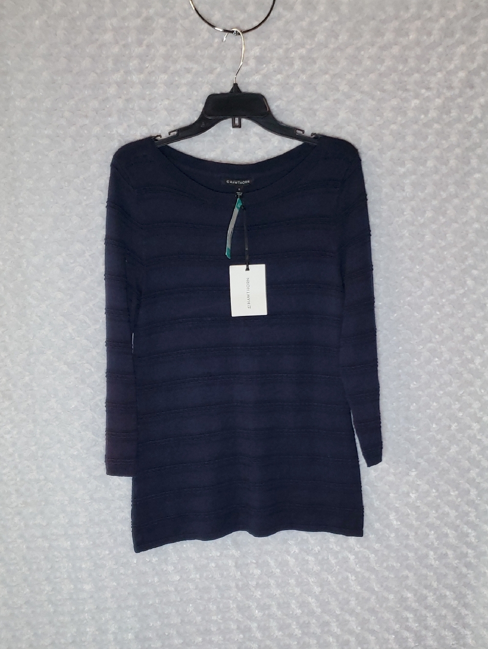 41 Hawthorn Navy Knit Crewneck Pullover